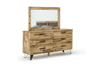Sala Modern Light Wood Mirror