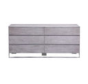 Arlene Modern Grey Elm Mirror