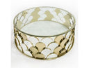 Bradford - Modern Smoked Glass & Rosegold Coffee Table