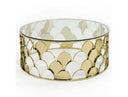Pyrite Modern Glass Coffee Table