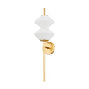 Aged Brass Barrow Wall Sconce 8.5" by Hudson Valley