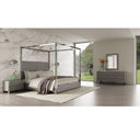 Arlene Modern Grey Elm Mirror