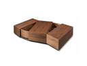 Leslie Modern Walnut Coffee Table