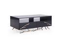 Chadwick Modern Ebony & Rosegold Coffee Table