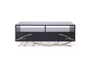 Makai Modern Black & Walnut Coffee Table