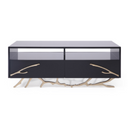 Legend Modern Black & Gold Coffee Table