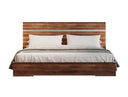 Lorenzo Italian Modern Light Oak Bed