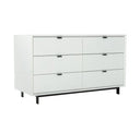 Valencia Contemporary White Bed