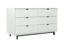 Valencia Contemporary White Dresser