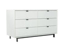 Valencia Contemporary White Dresser