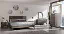 Palermo Italian Modern Faux Concrete & Grey Bedroom Set