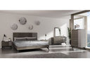 Palermo Italian Modern Faux Concrete & Grey Bedroom Set