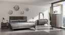 Palermo Italian Modern Faux Concrete & Grey Bedroom Set