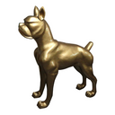 Large Gold Dog Sculpture