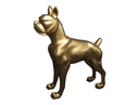 Large Gold Dog Sculpture