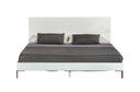 Valencia Contemporary White Bed