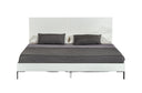 Valencia Contemporary White Bed