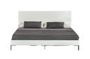 Valencia Contemporary White Bed