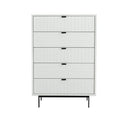 Valencia Contemporary White Bed