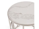 Derek - Modern Metal & Antique Copper End Table