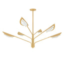 Aged Brass Levin Chandelier 54" by Hudson Valley