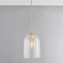 Aged Brass Belleville Pendant 10" by Hudson Valley, view 2
