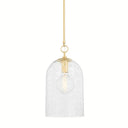 Aged Brass Belleville Pendant 10" by Hudson Valley