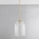 Aged Brass Belleville Pendant 14" by Hudson Valley, view 4