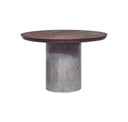Renzo Modern Oak & Concrete 79" Dining Table