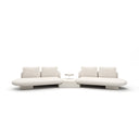 Overlap Sectional - 3-Piece Bumper - Crème Travertine by Caracole