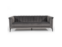 Jeremy Modern Grey Velvet Sofa