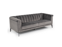 Jeremy Modern Grey Velvet Sofa