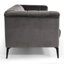 Jeremy Modern Grey Velvet Sofa
