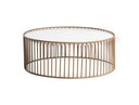 Rocky - Glam White & Gold Coffee Table