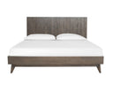 Palermo - Italian Modern Faux Concrete & Walnut Bedroom Set