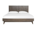 Novak Modern Dark Oak Bed