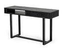 Shane - Modern Acacia & Brass Console Table