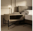 Walker Modern Concrete & Metal End Table