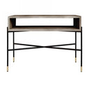 Walker Modern Concrete & Metal End Table