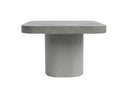 Sharon Modern Concrete & Black Metal End Table