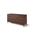 Calabria Modern Walnut Dresser
