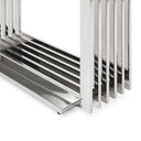 Kingsley Modern Marble & Stainless Steel Console Table