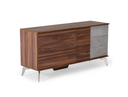 Palermo - Modern Italian Faux Concrete & Walnut Dresser