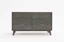 soria modern grey wash bedroom set
