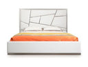 Legend - Modern Black Velvet & Rosegold Bed