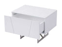 Chrysler Modern White Nightstand