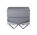 Duke Modern Grey & Black Gun Chrome Chest