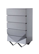Duke Modern Grey & Black Gun Chrome Chest