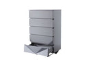 Duke Modern Grey & Black Gun Chrome Chest