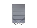 Duke Modern Grey & Black Gun Chrome Chest